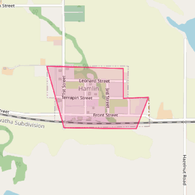 Map of Hamlin