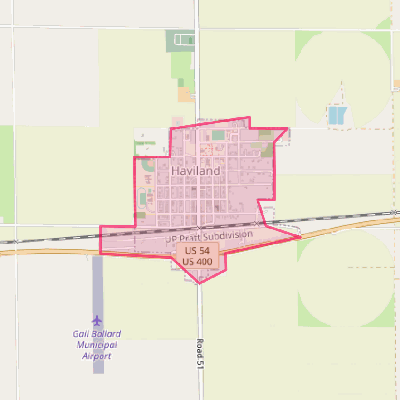 Map of Haviland