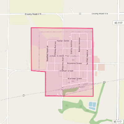 Map of Herndon