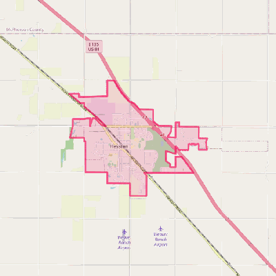 Map of Hesston