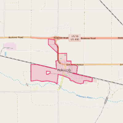 Map of Holcomb