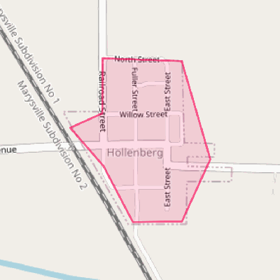 Map of Hollenberg