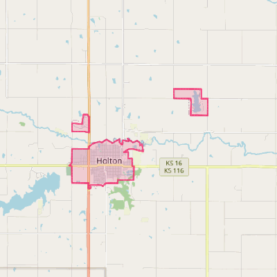 Map of Holton