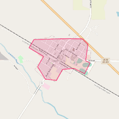 Map of Ingalls