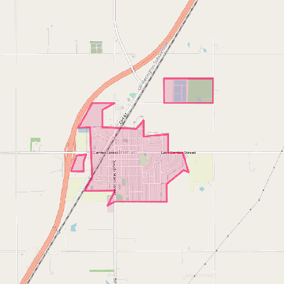 Map of Inman