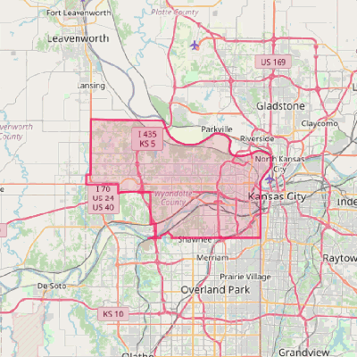 Map of Kansas City