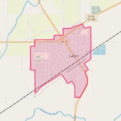 Map of Lakin