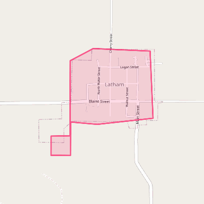 Map of Latham