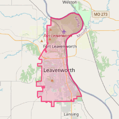 Map of Leavenworth