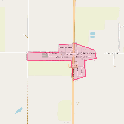 Map of Liebenthal