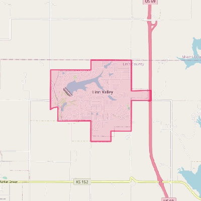 Map of Linn Valley