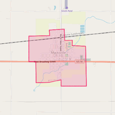 Map of Macksville