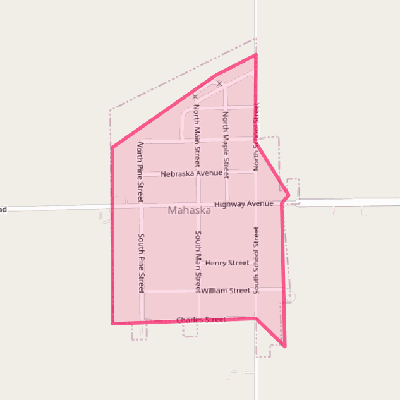 Map of Mahaska