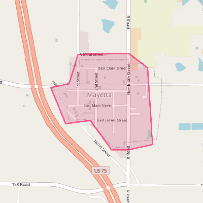 Map of Mayetta