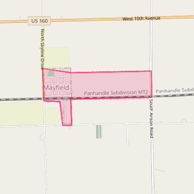 Map of Mayfield