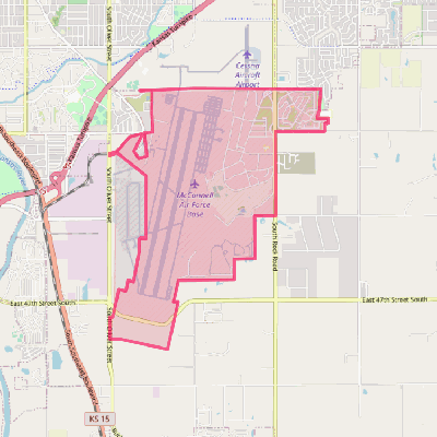 Map of McConnell AFB