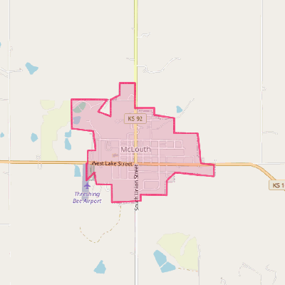 Map of McLouth