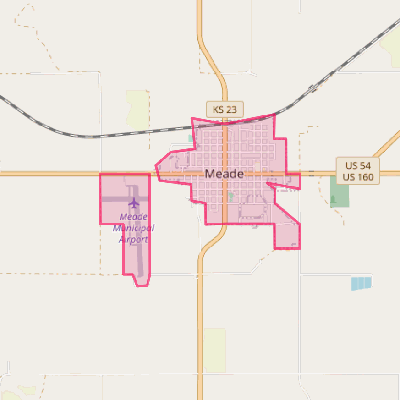 Map of Meade