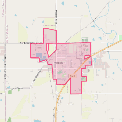 Map of Meriden