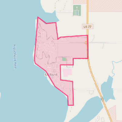 Map of Milford