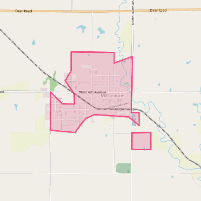 Map of Miltonvale