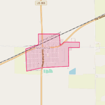 Map of Minneola