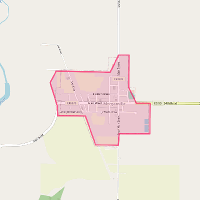 Map of Morganville