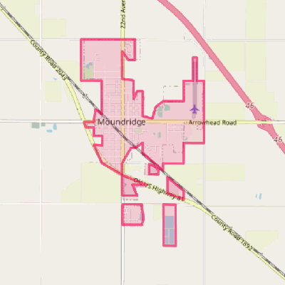 Map of Moundridge