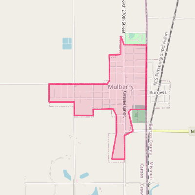 Map of Mulberry