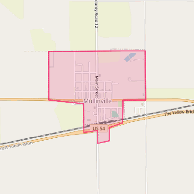 Map of Mullinville