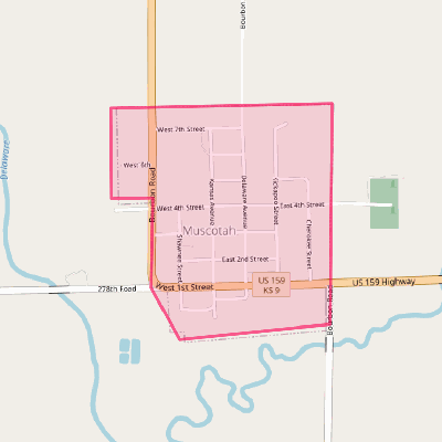 Map of Muscotah