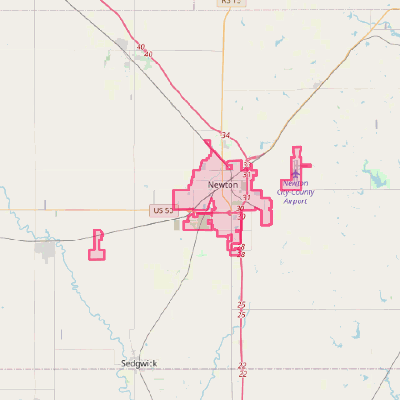 Map of Newton