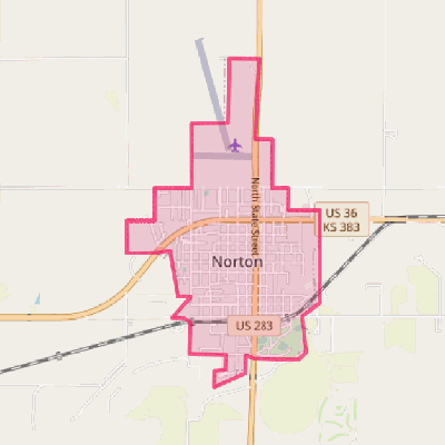 Map of Norton