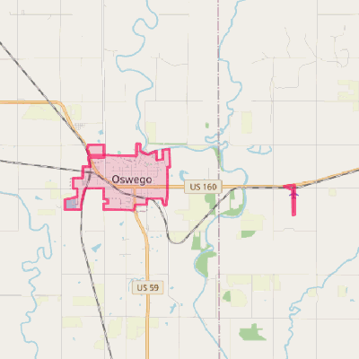 Map of Oswego