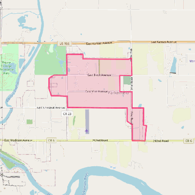 Map of Parkerfield