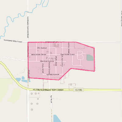 Map of Potwin