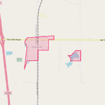 Map of Prescott