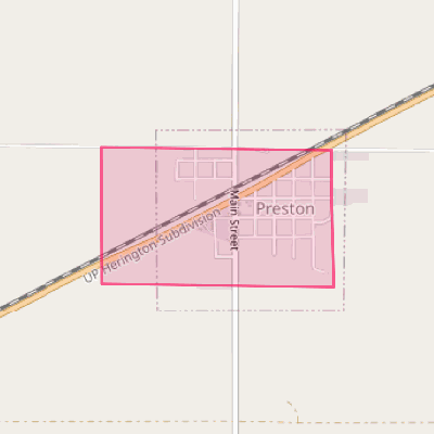 Map of Preston