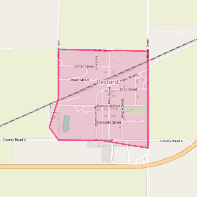 Map of Rexford