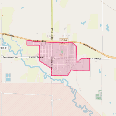 Map of Riley