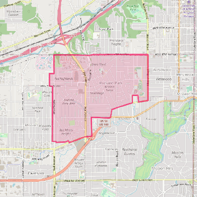 Map of Roeland Park