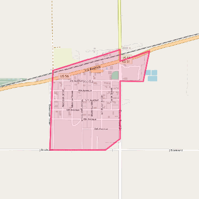 Map of Rolla