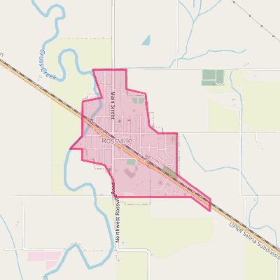 Map of Rossville