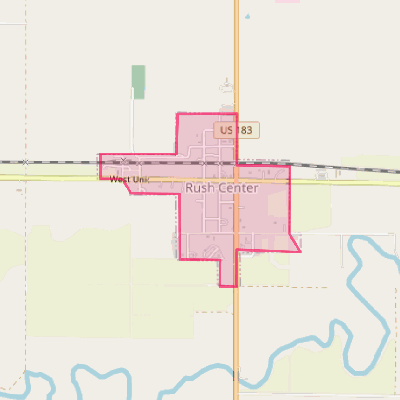 Map of Rush Center