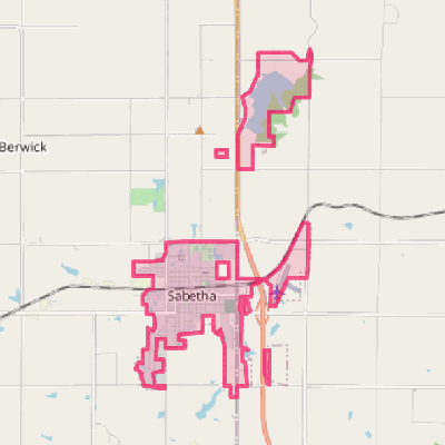 Map of Sabetha