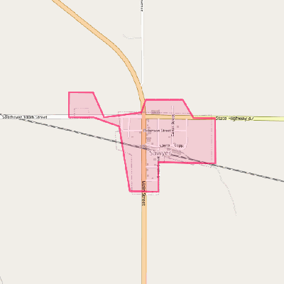 Map of Sawyer