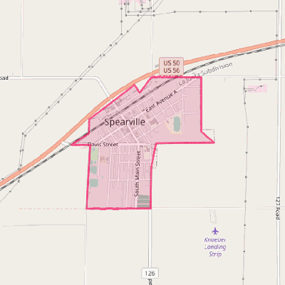 Map of Spearville