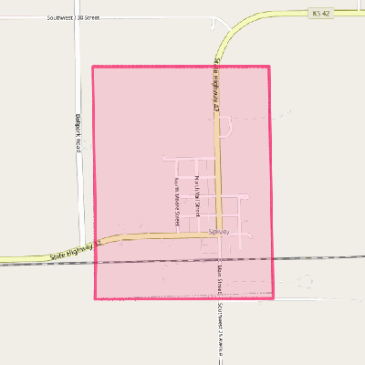 Map of Spivey