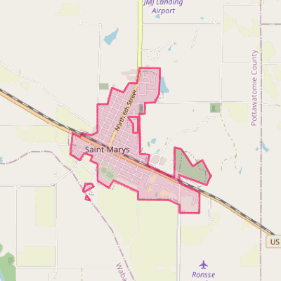 Map of St. Marys