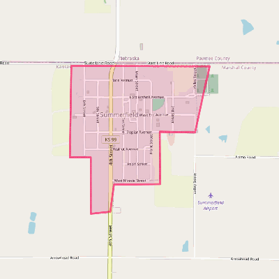 Map of Summerfield